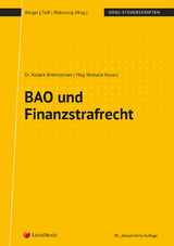 BAO und Finanzstrafrecht - Brennsteiner, Natalie; Kovacs, Nathalie; Wakounig, Marian; Berger, MR Wolfgang; Toifl, Caroline