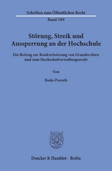 St&ouml;rung, Streik und Aussperrung an der Hochschule. - Bodo Pieroth