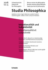 Intentionalit&auml;t und Subjektivit&auml;t - Anton H&uuml;gli