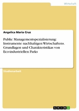 Public Managementspezialisierung: Instrumente nachhaltigen Wirtschaftens. Grundlagen und Charakteristikas von Eco-industriellen Parks - Angelica Maria Cruz