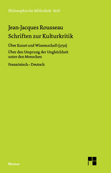 Schriften zur Kulturkritik - Jean-Jacques Rousseau