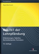 Das 1x1 der Lohnpf&auml;ndung - Peter Depr&eacute;, Walter Bachmann