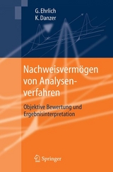 Nachweisverm&ouml;gen von Analysenverfahren - G&uuml;nter Ehrlich, Klaus Danzer
