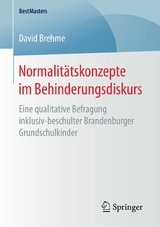 Normalit&auml;tskonzepte im Behinderungsdiskurs - David Brehme