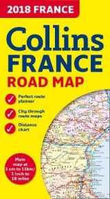 2018 Collins Map of France - Collins Maps