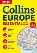2018 Collins Essential Road Atlas Europe - Collins Maps