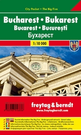 Bukarest, Stadtplan 1:10.000, City Pocket + The Big Five - 