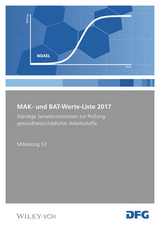 MAK- und BAT-Werte-Liste / MAK- und BAT-Werte-Liste 2017