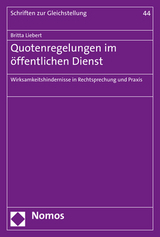 Quotenregelungen im &ouml;ffentlichen Dienst - Britta Liebert