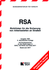 RSA-Textausgabe - Richtlinien f&uuml;r die Sicherung von Arbeitsstellen an Stra&szlig;en