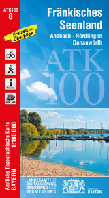 ATK100-8 Fr&auml;nkisches Seenland (Amtliche Topographische Karte 1:100000)