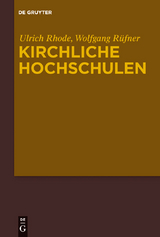 Kirchliche Hochschulen - Ulrich Rhode, Wolfgang R&uuml;fner
