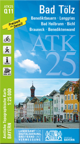 ATK25-Q11 Bad T&ouml;lz (Amtliche Topographische Karte 1:25000)