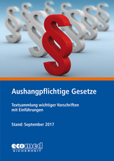 Aushangpflichtige Gesetze - Joachim Schwede