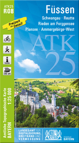 ATK25-R08 F&uuml;ssen (Amtliche Topographische Karte 1:25000)