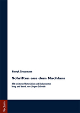 Schriften aus dem Nachlass - Henryk GROSSMANN