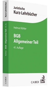 BGB Allgemeiner Teil - Helmut K&ouml;hler, Heinrich Lange