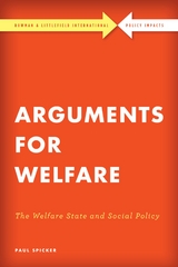 Arguments for Welfare -  Paul Spicker