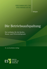 Die Betriebsaufspaltung - Thomas Kaligin