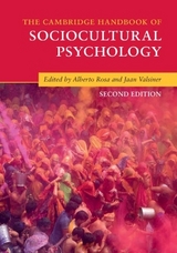 The Cambridge Handbook of Sociocultural Psychology - Rosa, Alberto; Valsiner, Jaan