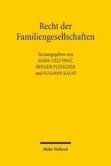 Recht der Familiengesellschaften - 