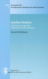Goethes Pandora - David E. Wellbery