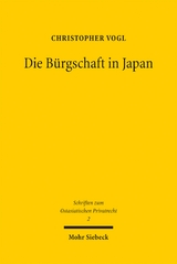 Die B&uuml;rgschaft in Japan - Christopher Vogl