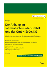 Der Anhang im Jahresabschluss der GmbH und der GmbH & Co. KG - Holger Philipps