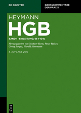 Heymann-Handelsgesetzbuch (ohne Seerecht) / Erstes Buch. Einleitung; &sect;&sect; 1-104a - 