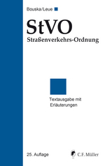 StVO Stra&szlig;enverkehrs-Ordnung - 