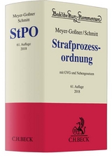 Strafprozessordnung - Meyer-Goßner, Lutz; Schmitt, Bertram