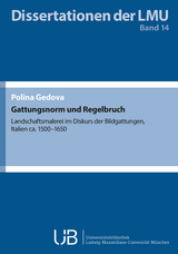 Gattungsnorm und Regelbruch - Polina Gedova