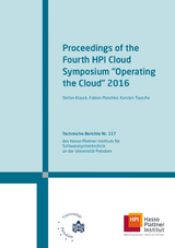 Proceedings of the Fourth HPI Cloud Symposium "Operating the Cloud" 2016