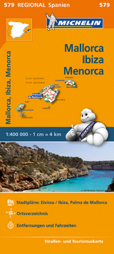 Michelin Karte Balearen (Mallorca, Ibiza, Menorca)