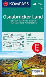 KOMPASS Wanderkarte Osnabr&uuml;cker Land - 