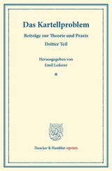 Das Kartellproblem. - 