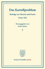 Das Kartellproblem. - 
