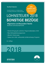 Tabelle, Lohnsteuer 2018 Sonstige Bezüge - 