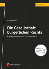 Die Gesellschaft b&uuml;rgerlichen Rechts - Christian Fritz, Felix Michael Klement