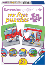 Ravensburger Kinderpuzzle - 07332 Einsatzfahrzeuge - my first puzzle mit 9x2 Teilen - Puzzle f&uuml;r Kinder ab 2 Jahren