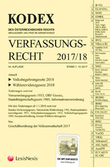 KODEX Verfassungsrecht 2017/18 - 