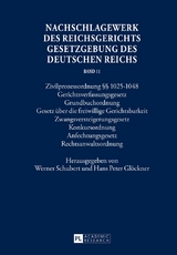 Nachschlagewerk des Reichsgerichts &ndash; Gesetzgebung des Deutschen Reichs - 