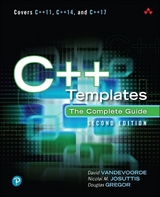 C++ Templates - Vandevoorde, David; Gregor, Doug; Josuttis, Nicolai M.