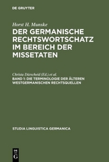 Die Terminologie der &auml;lteren westgermanischen Rechtsquellen