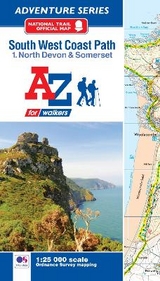 SW Coast Path North Devon & Somerset Adventure Atlas - 