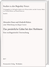 Das pers&ouml;nliche Gebet bei den Hethitern - Alexandra Daues, Elisabeth Rieken