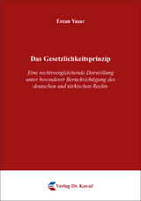 Das Gesetzlichkeitsprinzip - Ercan Yaşar