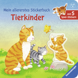 Mein allererstes Stickerbuch: Tierkinder - Sabine Cuno