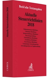 Aktuelle Steuerrichtlinien 2018 - 