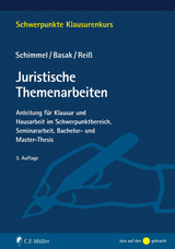 Juristische Themenarbeiten - Roland Schimmel, Denis Basak, Marc Rei&szlig;